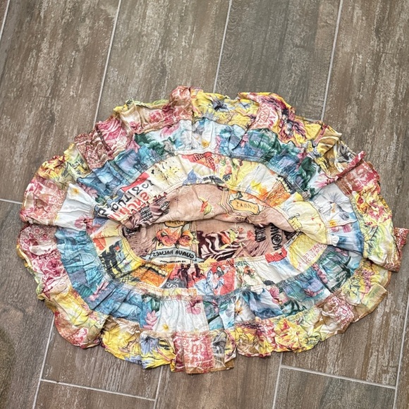 Jams World Vintage Tropical Patchwork Mini Skirt - Picture 8 of 8